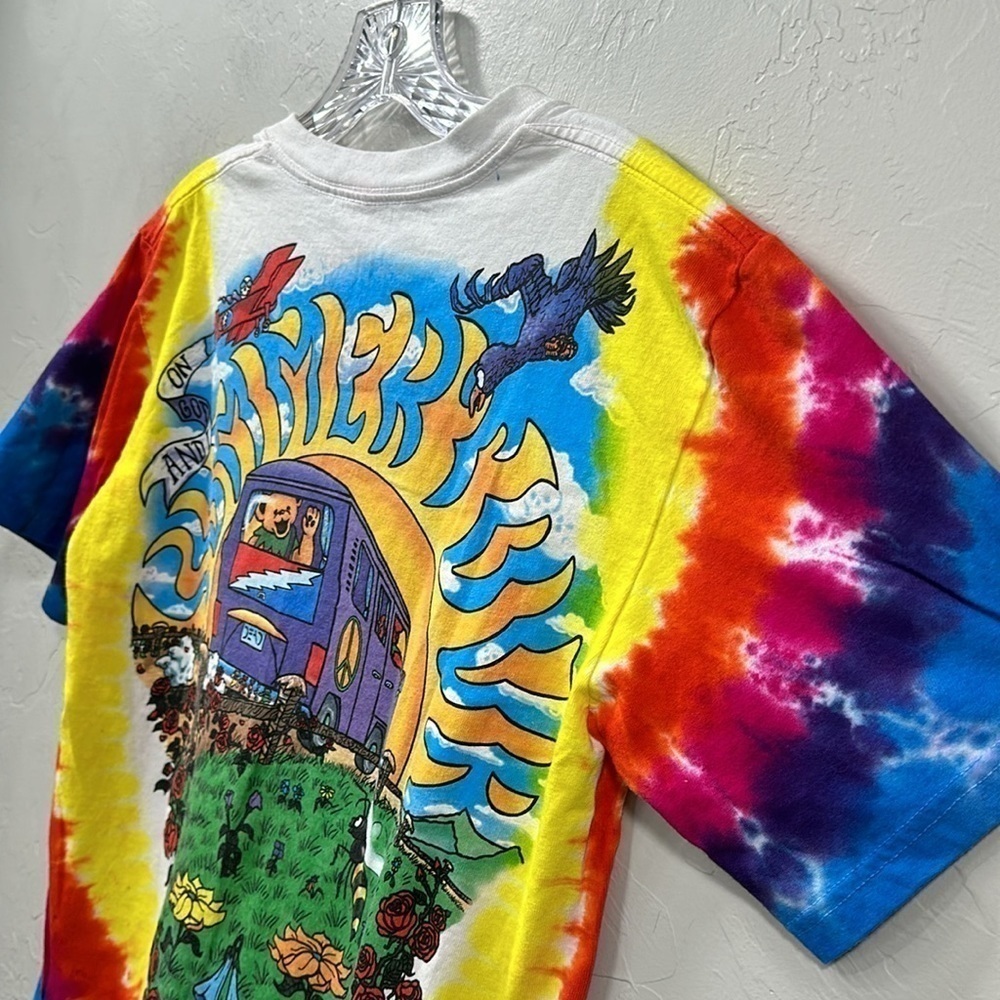 Grateful Dead Liquid blue tie-dye T-shirt size small - Picture 11 of 12